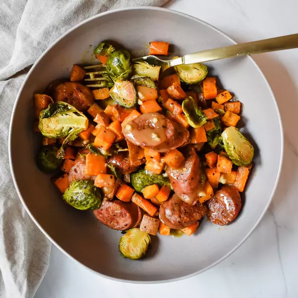 Chicken Apple Sausage & Veggies