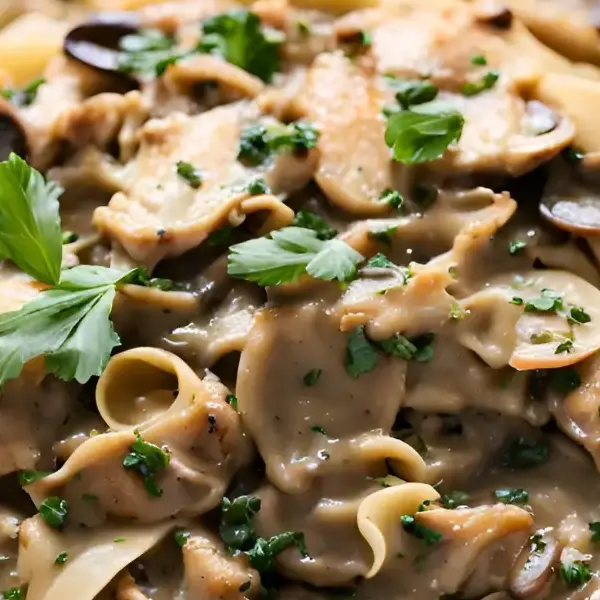 Chicken Marsala Fettuccine